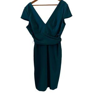 Dress The Population Dana Dress In Pine Size XXL